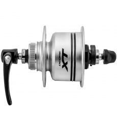 SHIMANO Deore XT - dynamo v předním náboji stříbrné