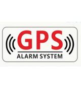 Samolepka GPS alarm system reflexní