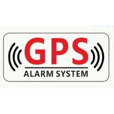 Samolepka GPS alarm system reflexní